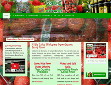 Tablet Screenshot of greensberryfarm.ie